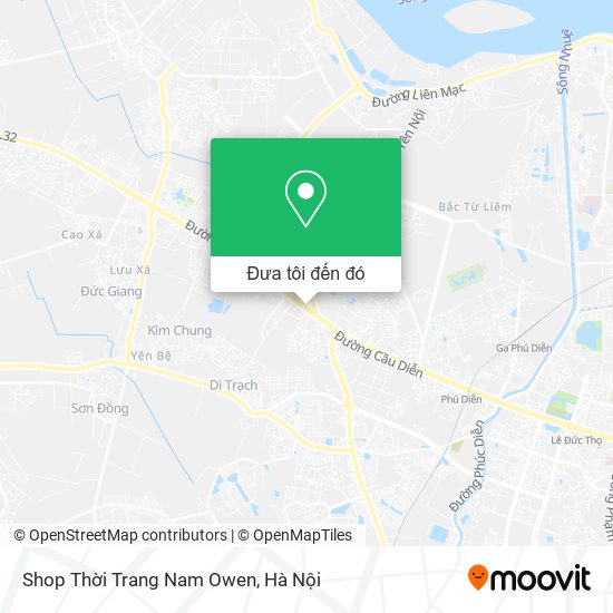 Bản đồ Shop Thời Trang Nam Owen