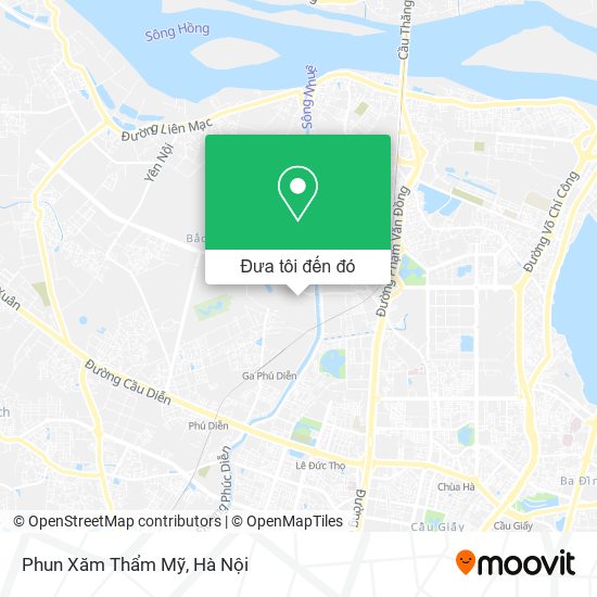 Bản đồ Phun Xăm Thẩm Mỹ
