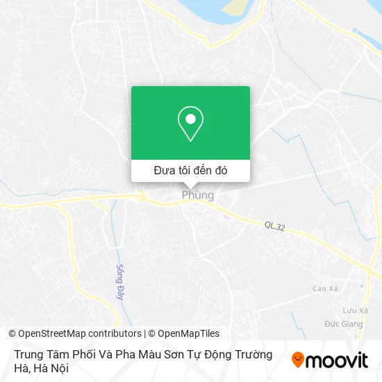 Bản đồ Trung Tâm Phối Và Pha Màu Sơn Tự Động Trường Hà