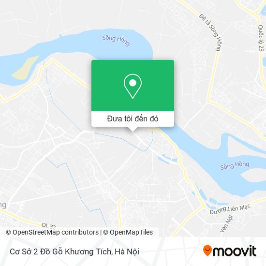 Bản đồ Cơ Sở 2 Đồ Gỗ Khương Tích
