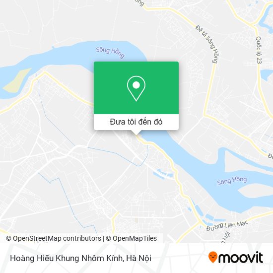 Bản đồ Hoàng Hiếu Khung Nhôm Kính