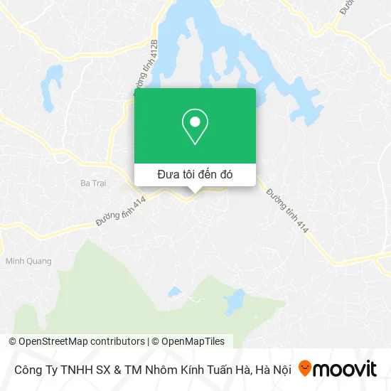 Bản đồ Công Ty TNHH SX & TM Nhôm Kính Tuấn Hà