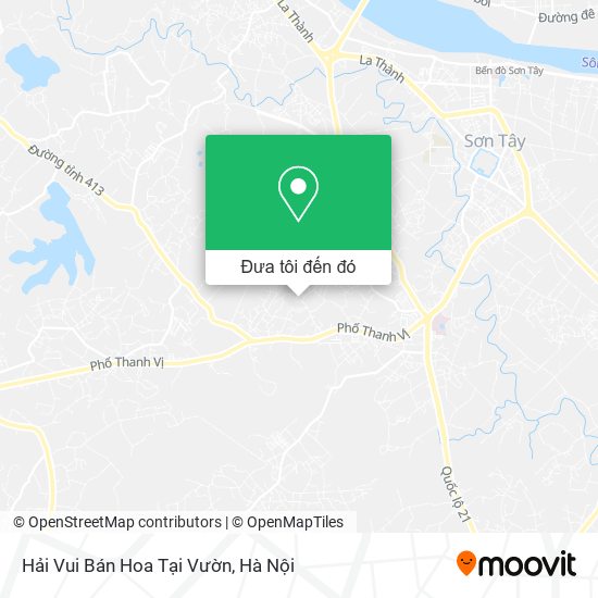 Bản đồ Hải Vui Bán Hoa Tại Vườn