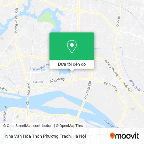 Bản đồ Nhà Văn Hóa Thôn Phương Trach