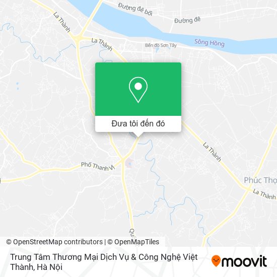 Bản đồ Trung Tâm Thương Mại Dịch Vụ & Công Nghệ Việt Thành