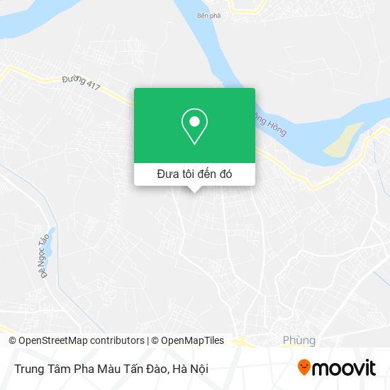 Bản đồ Trung Tâm Pha Màu Tấn Đào