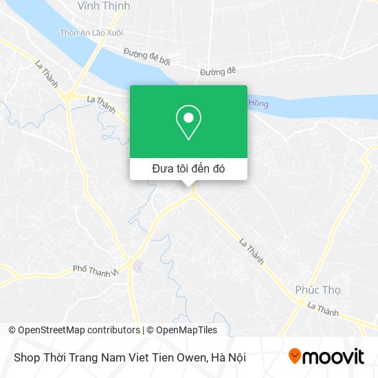 Bản đồ Shop Thời Trang Nam Viet Tien Owen