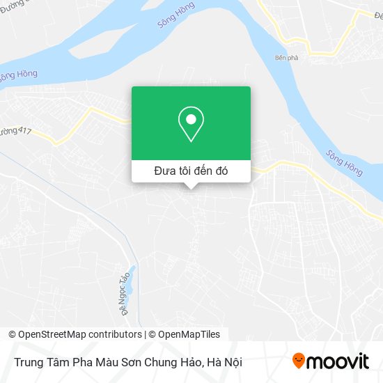 Bản đồ Trung Tâm Pha Màu Sơn Chung Hảo
