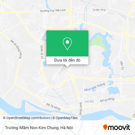 Bản đồ Trường Mầm Non Kim Chung