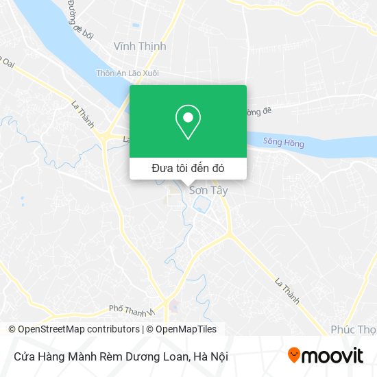 Bản đồ Cửa Hàng Mành Rèm Dương Loan