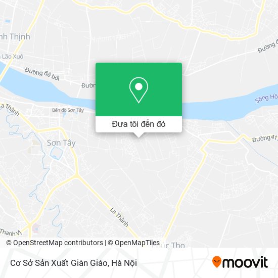 Bản đồ Cơ Sở Sản Xuất Giàn Giáo