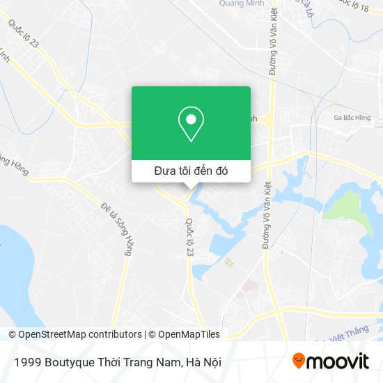Bản đồ 1999 Boutyque Thời Trang Nam