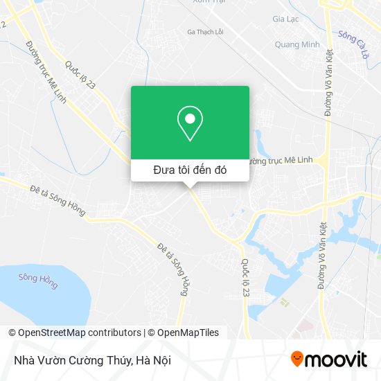 Bản đồ Nhà Vườn Cường Thúy