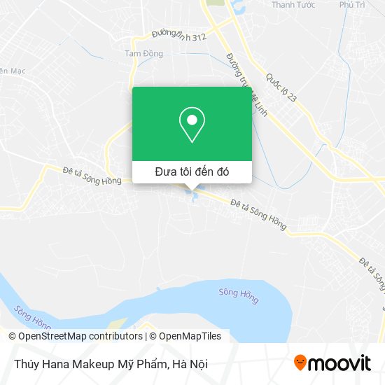 Bản đồ Thúy Hana Makeup Mỹ Phẩm