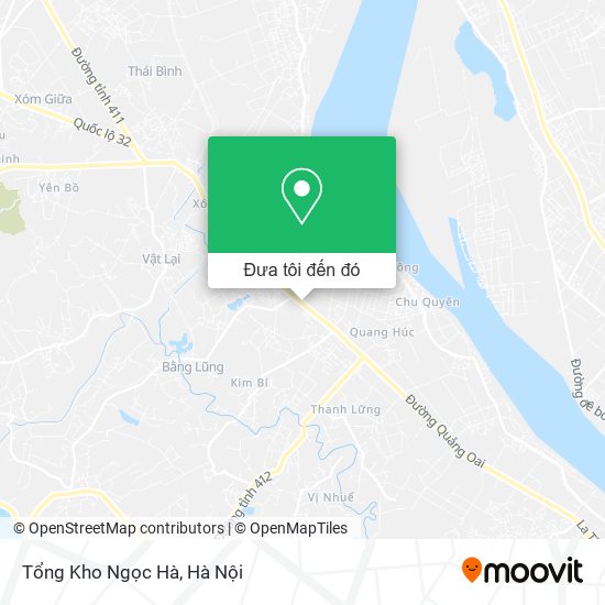 Bản đồ Tổng Kho Ngọc Hà