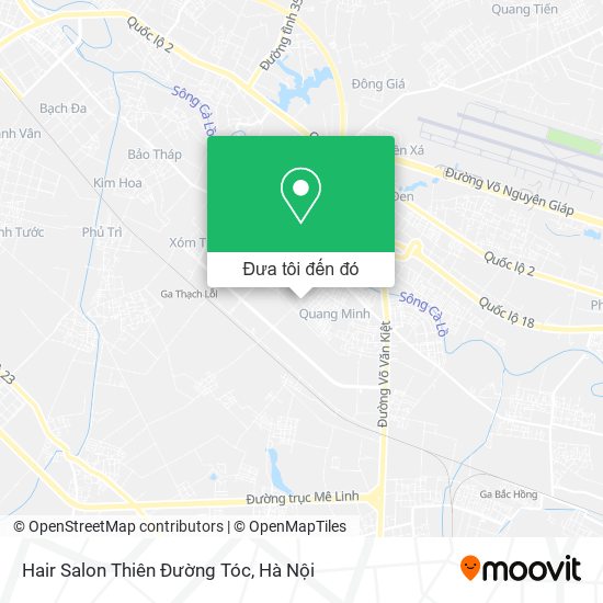 Bản đồ Hair Salon Thiên Đường Tóc