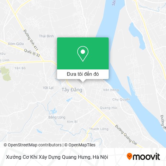 Bản đồ Xưởng Cơ Khí Xây Dựng Quang Hưng
