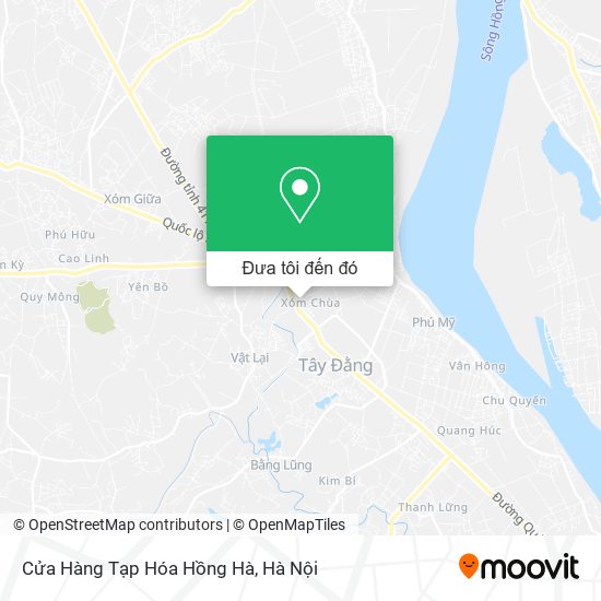 Bản đồ Cửa Hàng Tạp Hóa Hồng Hà