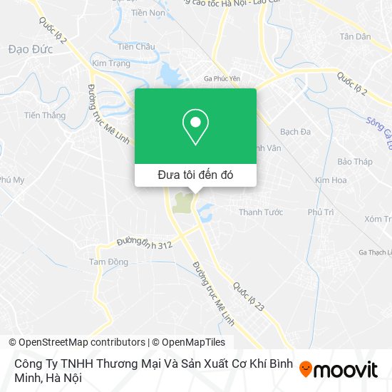 Bản đồ Công Ty TNHH Thương Mại Và Sản Xuất Cơ Khí Bình Minh