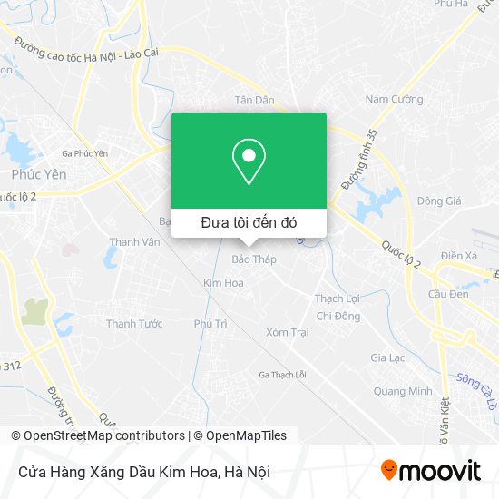 Bản đồ Cửa Hàng Xăng Dầu Kim Hoa