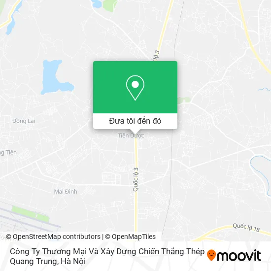 Bản đồ Công Ty Thương Mại Và Xây Dựng Chiến Thắng Thép Quang Trung