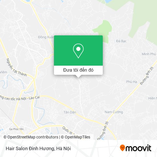 Bản đồ Hair Salon Đinh Hương