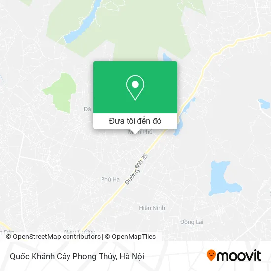 Bản đồ Quốc Khánh Cây Phong Thủy