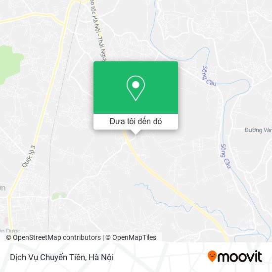 Bản đồ Dịch Vụ Chuyển Tiền