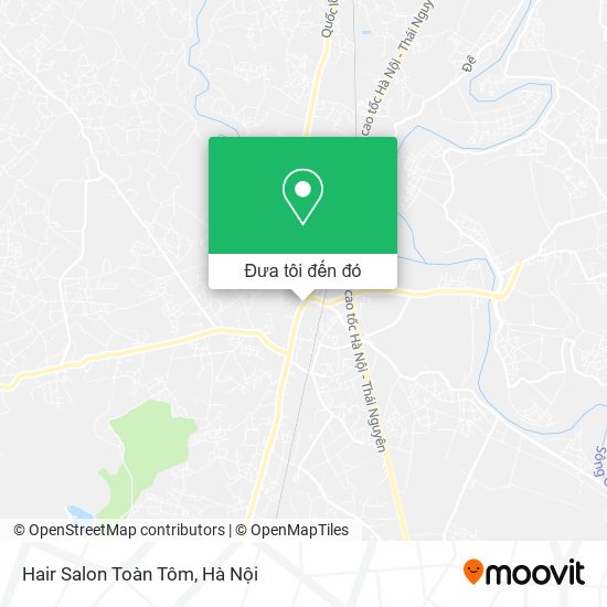Bản đồ Hair Salon Toàn Tôm