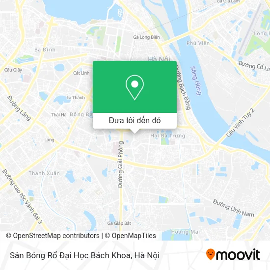 Bản đồ Sân Bóng Rổ Đại Học Bách Khoa