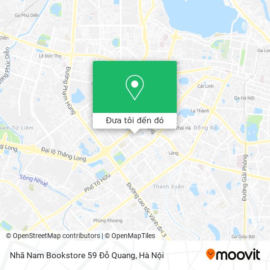Bản đồ Nhã Nam Bookstore 59 Đỗ Quang
