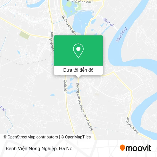 Bản đồ Bệnh Viện Nông Nghiệp