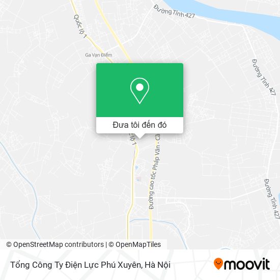 Bản đồ Tổng Công Ty Điện Lực Phú Xuyên