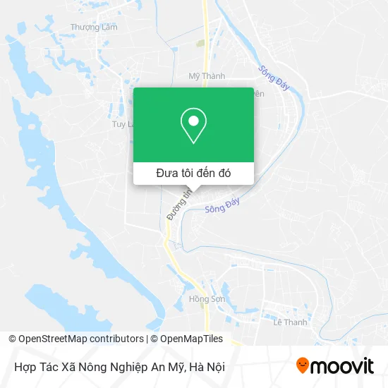Bản đồ Hợp Tác Xã Nông Nghiệp An Mỹ