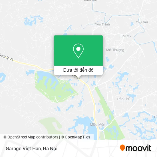 Bản đồ Garage Việt Hàn