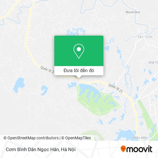 Bản đồ Cơm Bình Dân Ngọc Hân