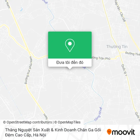 Bản đồ Thăng Nguyệt Sản Xuất & Kinh Doanh Chăn Ga Gối Đệm Cao Cấp