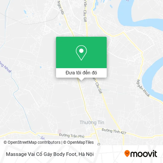 Bản đồ Massage Vai Cổ Gáy Body Foot