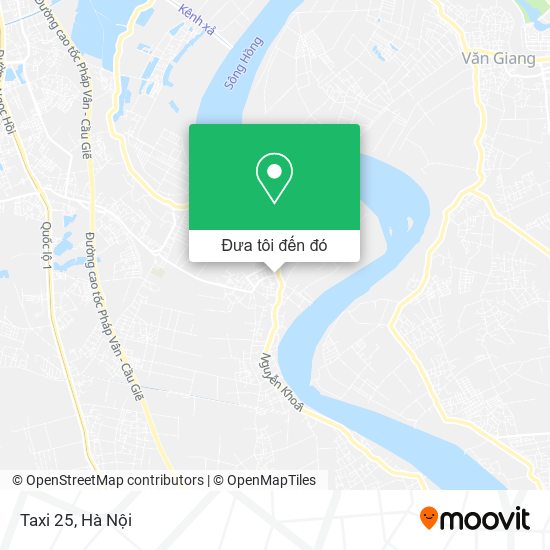 Bản đồ Taxi 25