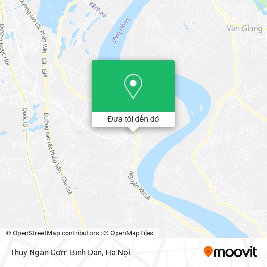 Bản đồ Thúy Ngân Cơm Bình Dân