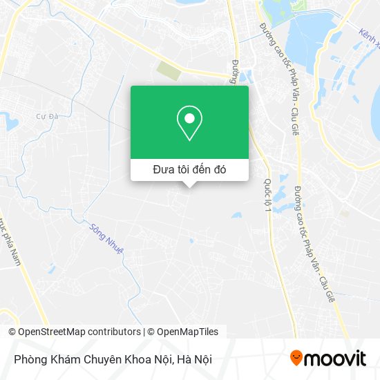 Bản đồ Phòng Khám Chuyên Khoa Nội