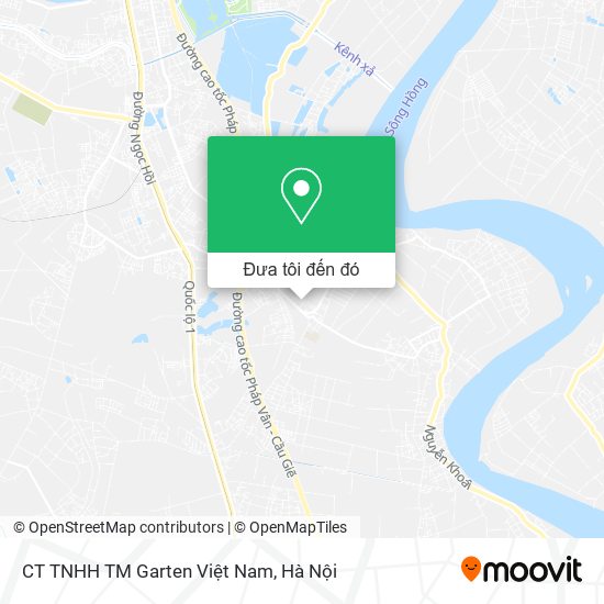 Bản đồ CT TNHH TM Garten Việt Nam
