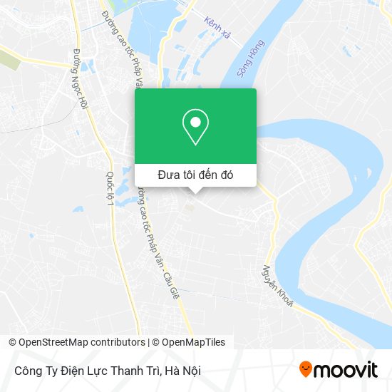 Bản đồ Công Ty Điện Lực Thanh Trì