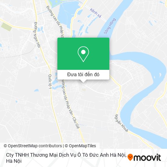 Bản đồ Cty TNHH Thương Mại Dịch Vụ Ô Tô Đức Anh Hà Nội