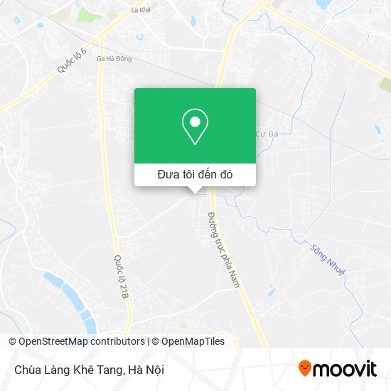 Bản đồ Chùa Làng Khê Tang