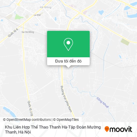 Bản đồ Khu Liên Hợp Thể Thao Thanh Hà-Tập Đoàn Mường Thanh