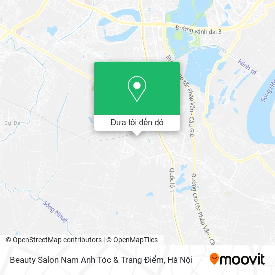 Bản đồ Beauty Salon Nam Anh Tóc & Trang Điểm