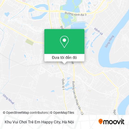 Bản đồ Khu Vui Chơi Trẻ Em Happy City