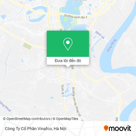 Bản đồ Công Ty Cổ Phần Vinafco