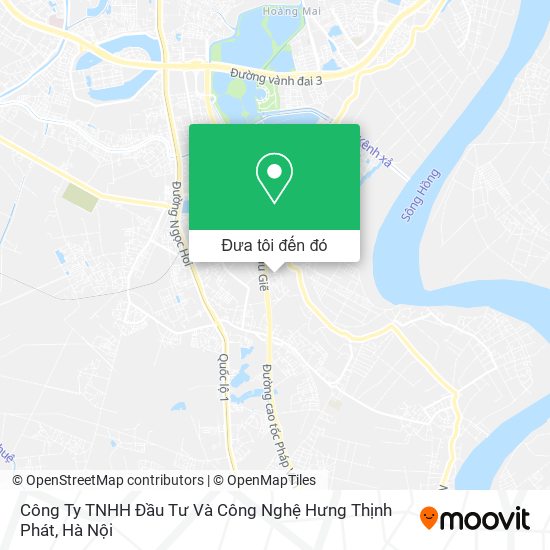 Bản đồ Công Ty TNHH Đầu Tư Và Công Nghệ Hưng Thịnh Phát